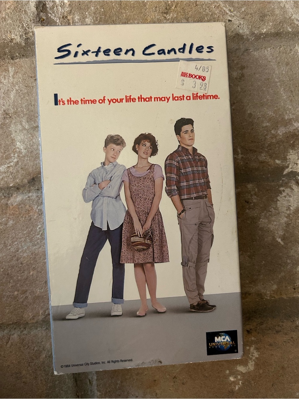 Sixteen Candles VHS Movie - White Cover